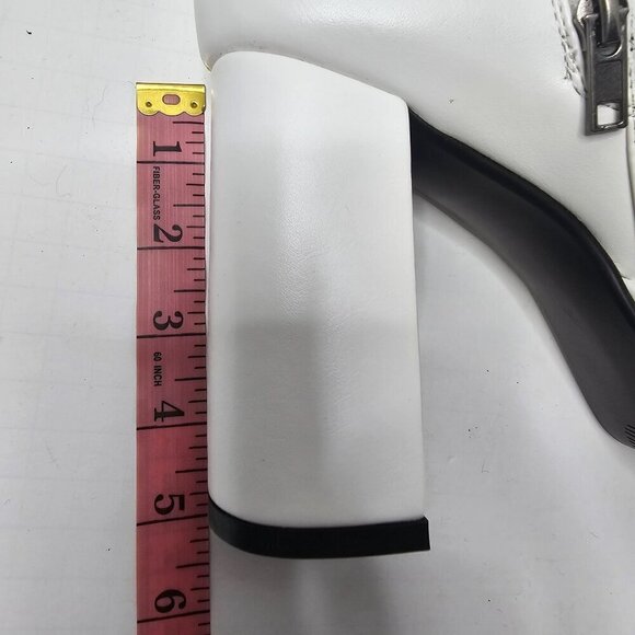 NWOT Dolls Kill Lamoda Serenity Lace Up White Ankle Boots size 8 - Picture 11 of 15